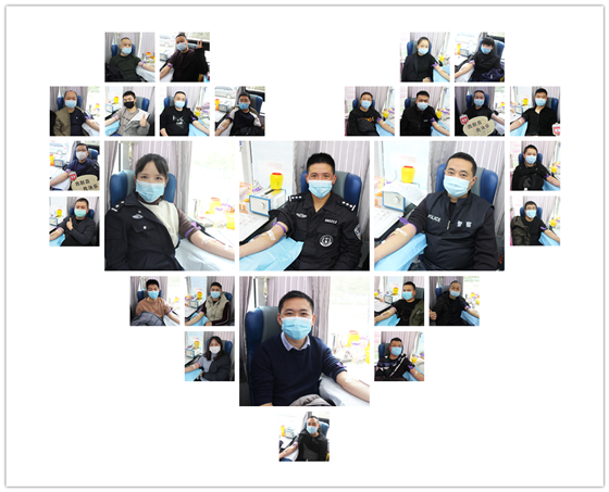 人民警察一心為民，捋袖捐血鐵血柔情——安康市公安局積極開展冬季獻(xiàn)血活動